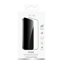 „Puro Frame“ grūdintas stiklas su rėmeliu, skirtas „iPhone 16 Pro Max“.