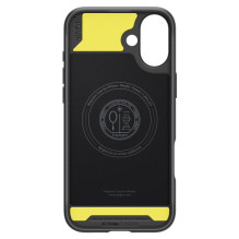 Spigen Rugged Armor MagSafe dėklas iPhone 16 - juodas
