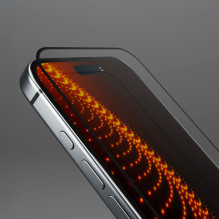 SBS grūdintas stiklas D3O su rėmeliu, skirtas iPhone 16 Plus / iPhone 15 Plus