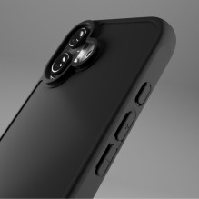 SBS Full Active D3O dėklas, skirtas iPhone 16 Plus – juodas