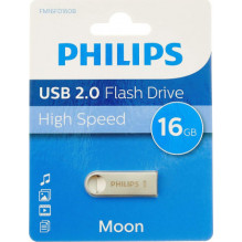 „Philips“ 16 GB FM16FD160B / 00 USB 2.0 sidabrinė „Philips“ 16 GB FM16FD160B / 00 USB 2.0 sidabrinė