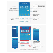 „Greenblue 46003“ juodas LCD ekranas su baterija, belaidis internetas „Greenblue 46003“ juodas LCD ekranas su baterija, belaidis internetas