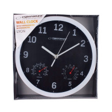 Esperanza EHC016K Mechanical wall clock Round Black