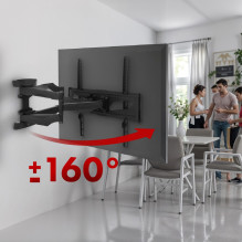 Maclean MC-781 TV mount 177.8 cm (70") Black