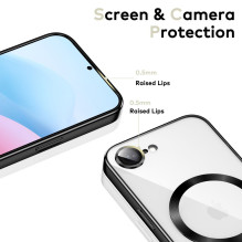 „Tech-Protect MagFlex MagSafe“ dėklas, skirtas „iPhone 16e“ / „17e“ – skaidrus