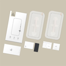 Tech-Protect Quick Set+ 2-pack tempered glass for iPhone 15 Pro - black