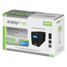 „Ever EASYLINE 850 AVR“ USB interaktyvus stiprintuvas, 0,85 kVA, 480 W, 2 kintamosios srovės lizdai „Ever EASYLINE 850 AVR“ USB interaktyvus stiprintuvas, 0,85 kVA, 480 W, 2 kintamosios srovės lizdai