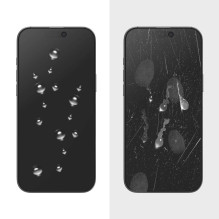 „Tech-Protect Quick Set Spy+“ privatumo stiklų, skirtų „iPhone 15“ / „16“, 2 vnt. pakuotėje