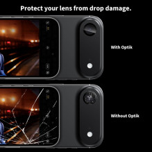 „Tech-Protect Camring Fit+“ kameros dėklas, skirtas „iPhone 17 Air“ – juodas