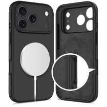 „Tech-Protect BasicMag MagSafe“ dėklas, skirtas „iPhone 17 Pro Max“ – matinės juodos spalvos