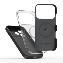 „Tech-Protect BasicMag MagSafe“ dėklas, skirtas „iPhone 17 Pro Max“ – matinės juodos spalvos