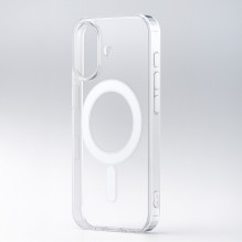 Itin skaidrus dėklas su „MagSafe“ technologija, skirtas „Samsung Galaxy S25 Edge“ – skaidrus