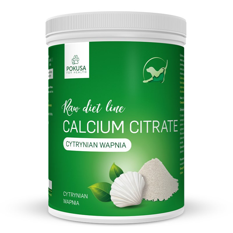 POKUSA RawDietLine kalcio citratas - papildai šunims ir katėms - 1000 g