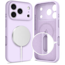 „Tech-Protect“ silikoninis „MagSafe“ dėklas, skirtas „iPhone 17 Pro Max“ – violetinis