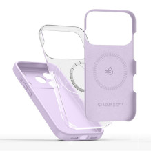 Tech-Protect Silicone MagSafe Case for iPhone 17 Pro Max - Purple