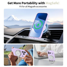 Tech-Protect Silicone MagSafe Case for iPhone 17 Pro Max - Purple