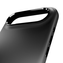 „Puro Icon Mag Pro“ skysto silikono dėklas, skirtas „iPhone 17 Air“, suderinamas su „MagSafe“, su kameros apsauga ir ali