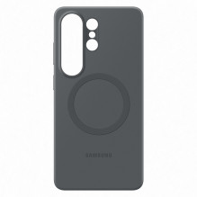 „Samsung“ silikoninis magnetinis dėklas, skirtas „Samsung Galaxy S26 Ultra“, suderinamas su „MagSafe“ – juodas