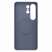 „Samsung“ silikoninis magnetinis dėklas, skirtas „Samsung Galaxy S26 Ultra“, suderinamas su „MagSafe“ – violetinis