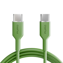 Puro ICON USB-C - USB-C laidas 1,5 m - žalias