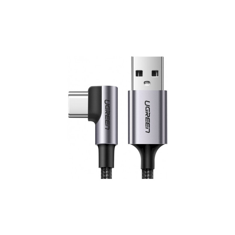 Ugreen USB to USB Type C angled cable 3A 2m Grey