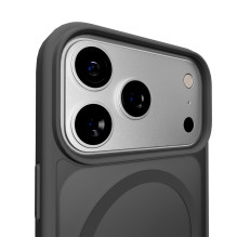 „Puro Gradient“ TPU „MagSafe“ suderinamas dėklas, skirtas „iPhone 17 Pro“ – pilkas