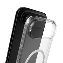 „Puro Impact Clear D3O TPU+PC MagSafe“ dėklas, suderinamas su „iPhone 17 Air“ – permatomas „Puro Impact Clear D3O TPU+PC MagSafe“ dėklas, suderinamas su „iPhone 17 Air“ – permatomas