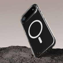 „Puro Impact Clear D3O TPU+PC MagSafe“ dėklas, suderinamas su „iPhone 17 Air“ – permatomas „Puro Impact Clear D3O TPU+PC MagSafe“ dėklas, suderinamas su „iPhone 17 Air“ – permatomas