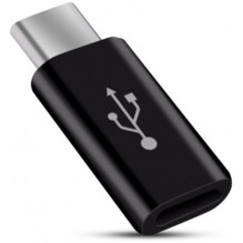 „Mocco“ adapteris „Micro USB“ į „Type-C“ juodas