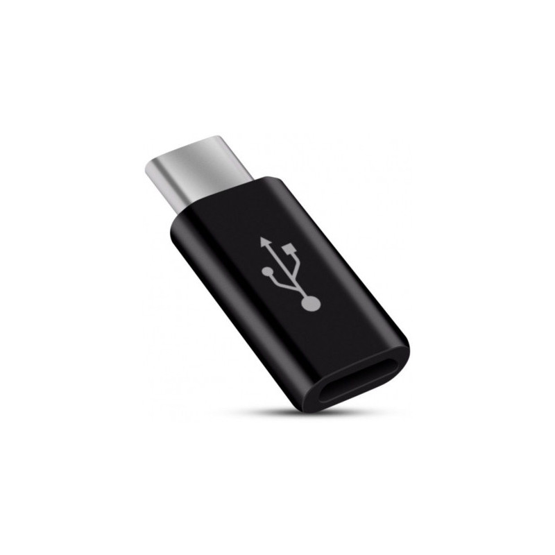 Mocco Adapter Micro USB to Type-C Black