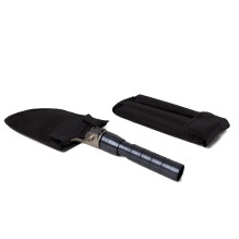 Wozinsky WSS-211 survival bushcraft shovel multifunctional knife breaker flint whistle harpoon 21 in 1 - gray
