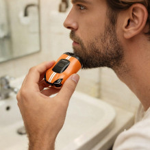 MAXGROOM M-501 elektrinis skustuvas – oranžinis