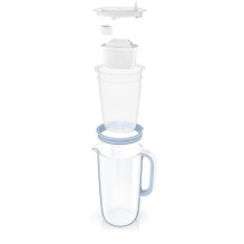 Brita Glass+ filter jug with 2 MaxtraPro PP cartridges (blue 2.5 l) Brita Glass+ filter jug with 2 MaxtraPro PP cartridges (blue 2.5 l)