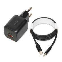 Wall Charger - iBOX C-42 GaN PD 33W USB Type-C Black Wall Charger - iBOX C-42 GaN PD 33W USB Type-C Black