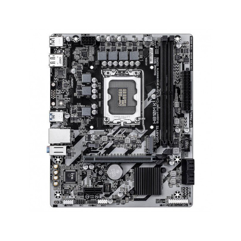 Gigabyte H810M K Processor Socket LGA1851 Socket Chipset Type Intel H810 Express Supported RAM Technology DDR5 SDRAM 471