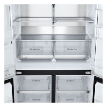 LG InstaView GMG960EVJE side-by-side refrigerator Freestanding 638 L Black