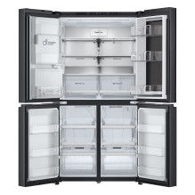 LG InstaView GMG960EVJE side-by-side refrigerator Freestanding 638 L Black