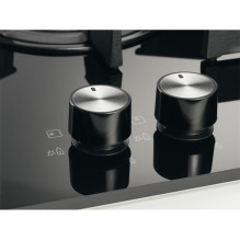 „Electrolux EGC3322NVK“ juoda įmontuojama dujinė viryklė, 2 zona(-os),