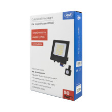 PNI GreenHouse WS550 50W LED spotlight with motion sensor, sensitivity setting, lighting duration, 3000K - 6500K, dimmin PNI GreenHouse WS550 50W LED spotlight with motion sensor, sensitivity setting, lighting duration, 3000K - 6500K, dimmin