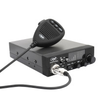 CB PNI Escort radio station HP 8000L with adjustable ASQ, 12V, 4W, Lock, lighter plug included