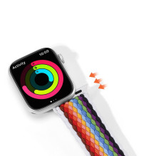 Apyrankė Dux Ducis Mixture II Series Apple Watch 38 / 40 / 41mm Pale Stripes