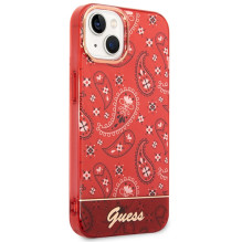 Guess GUHCP14SHGBNHR iPhone 14 6.1" red / red hardcase Bandana Paisley