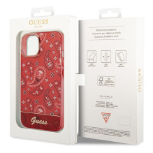 Guess GUHCP14SHGBNHR iPhone 14 6.1" red / red hardcase Bandana Paisley