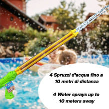 Koala Games G2462 Four Nozzles Water Gun (Random Color)