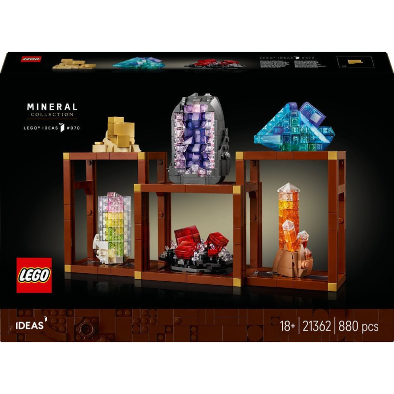 LEGO IDEAS 21362 Mineral Collection