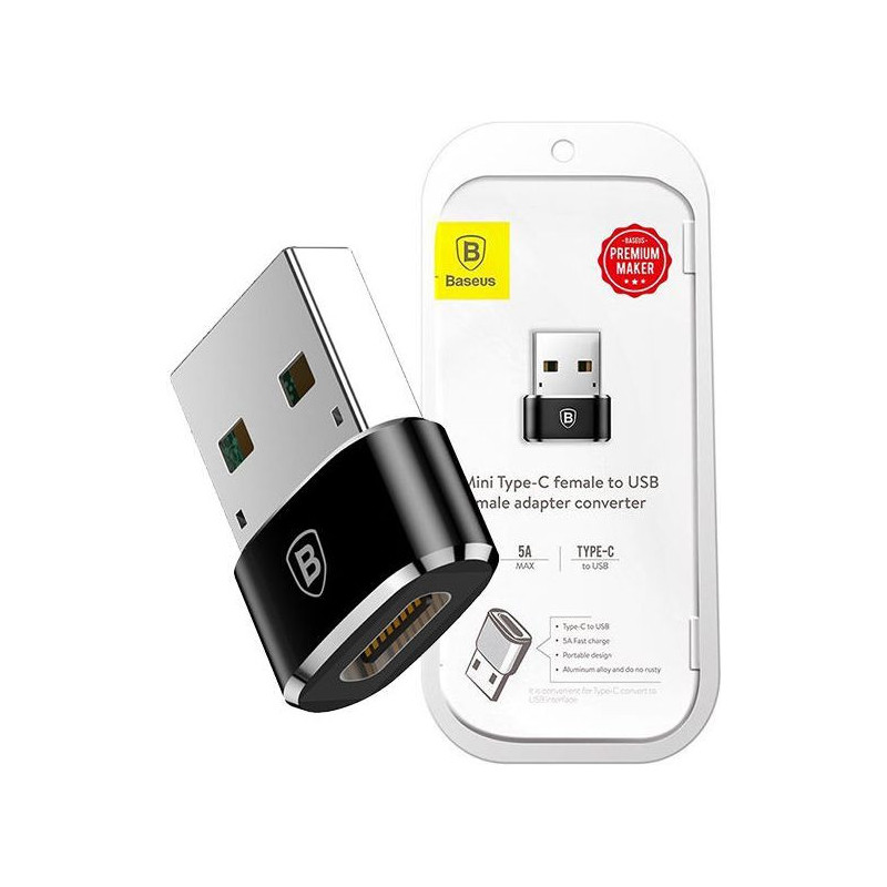 Baseus CAAOTG-01 universāls OTG adapteris USB-A uz USB-C