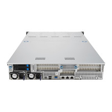 ASUS RS521A-E12-RS24U Socket SP5 Rack (2U) Juoda, Sidabrinė