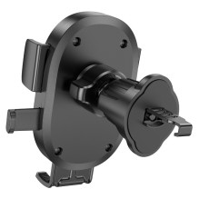Automobilinis telefono laikiklis Hoco H18 (air vent) juodas Automobilinis telefono laikiklis Hoco H18 (air vent) juodas