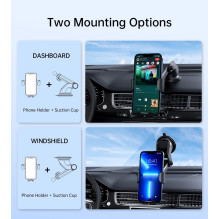 Car charger holder Choetech T203-F 15W Gravity Car Charger Holder black Car charger holder Choetech T203-F 15W Gravity Car Charger Holder black