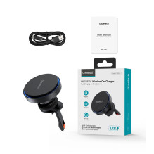 Car charger holder Choetech T205-F MagSafe 15W black Car charger holder Choetech T205-F MagSafe 15W black